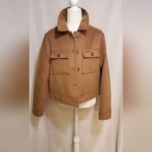 Avec Les Filles Tan Utility Jacket